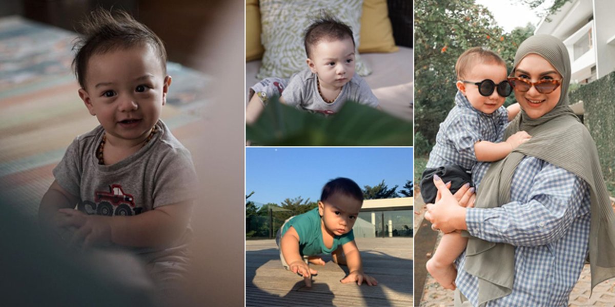 9 Latest Photos of Baby Air, Irish Bella and Ammar Zoni's Handsome and Adorable Son, His Cheeks are So Cute!