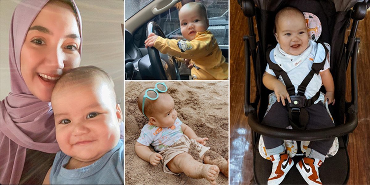 9 Latest Photos of Baby Zee, Erica Putri's Handsome and Adorable Son