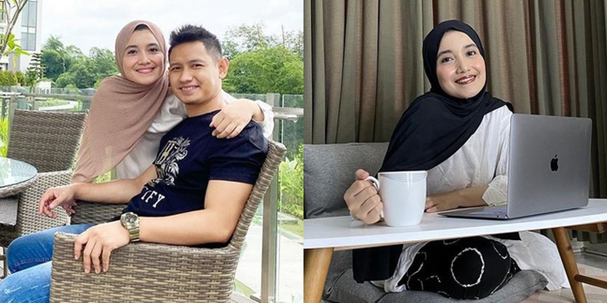 9 Latest Portraits of Nancy Agita, the Wife of Actor Lian Firman who is now More Serene and Charming Since Wearing Hijab