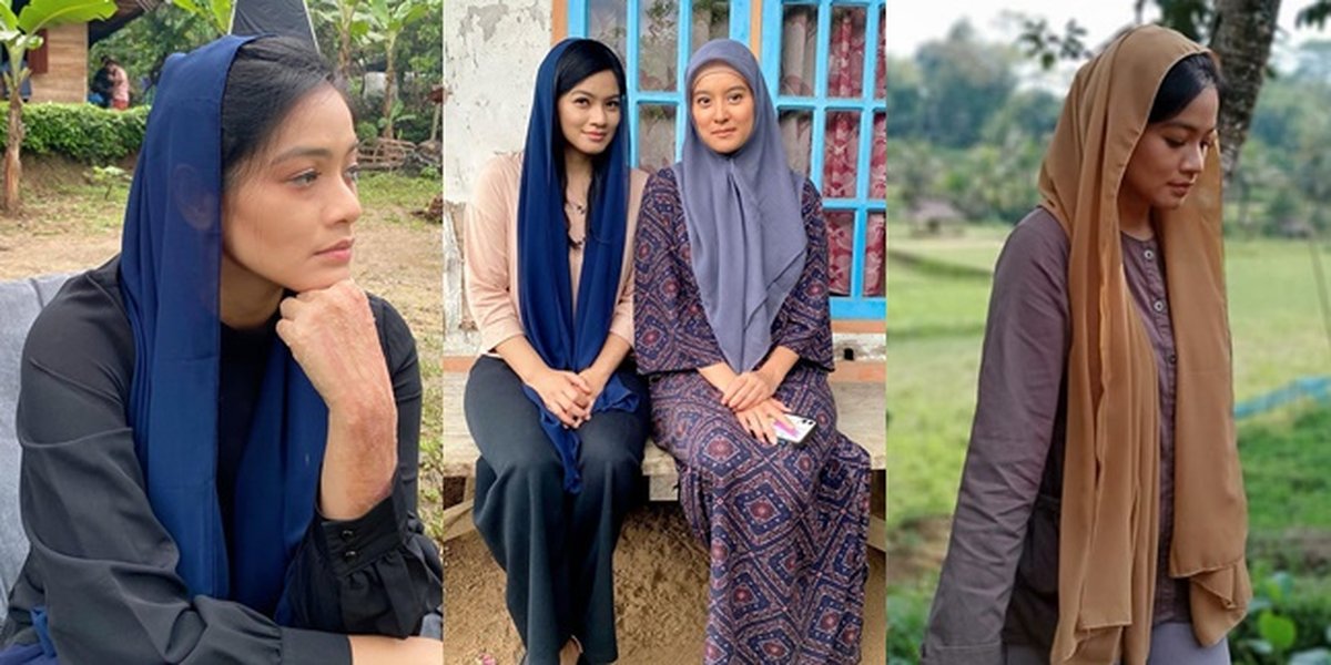 9 Photos of Titi Kamal Wearing a Hijab for the Horror Movie 'MAKMUM 2', Beautiful Like a Village Flower