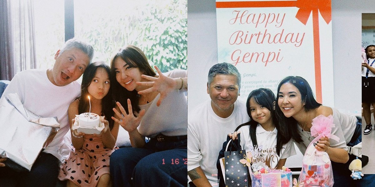 9 Birthday Photos of Gempi from Gading Marten, Celebrated Simply with School Friends & Family