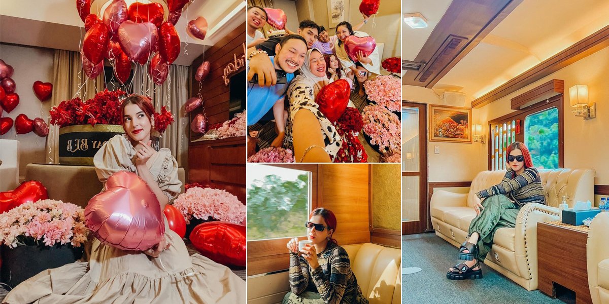 9 Photos of Tasya Farasya's Birthday, Riding a Luxury Train Worth Rp 40 Million to Yogyakarta - Netizens Focused Because It Wasn't Celebrated Together with Tasyi Athasyia