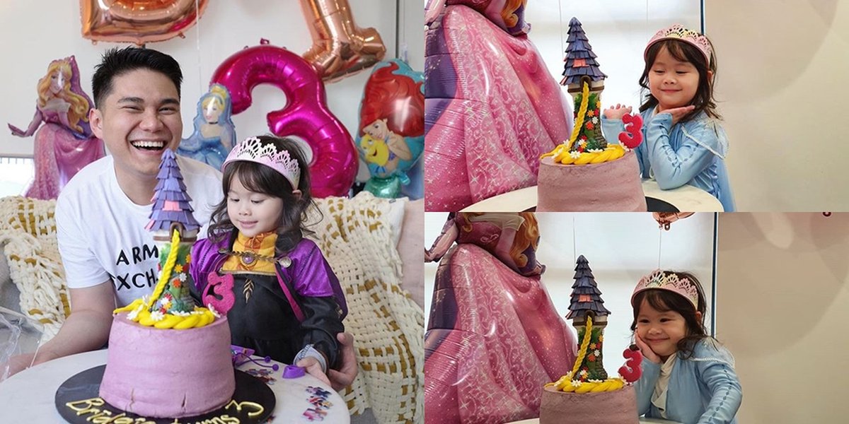 9 Pictures of Bridgia's Birthday, Acha Septriasa's Daughter, who is Getting Prettier at the Age of 3, Still Happy Despite Being in a Long-Distance Relationship with Her Mother