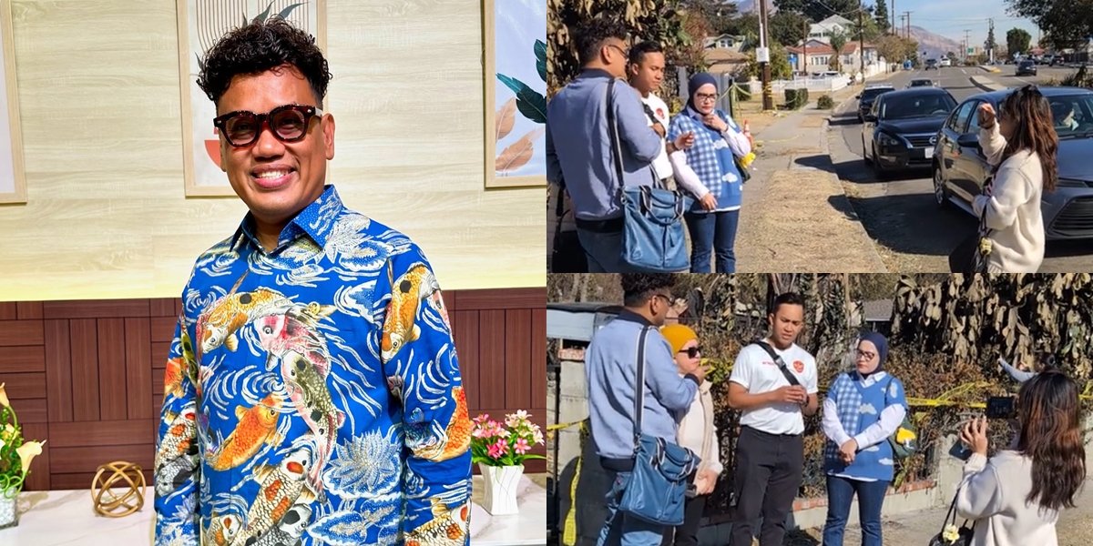 9 Photos of Uya Kuya Ensures Not to Upload Videos in Front of the Fire Victim's House in LA, Reveals the Condition of His Children's Living Space