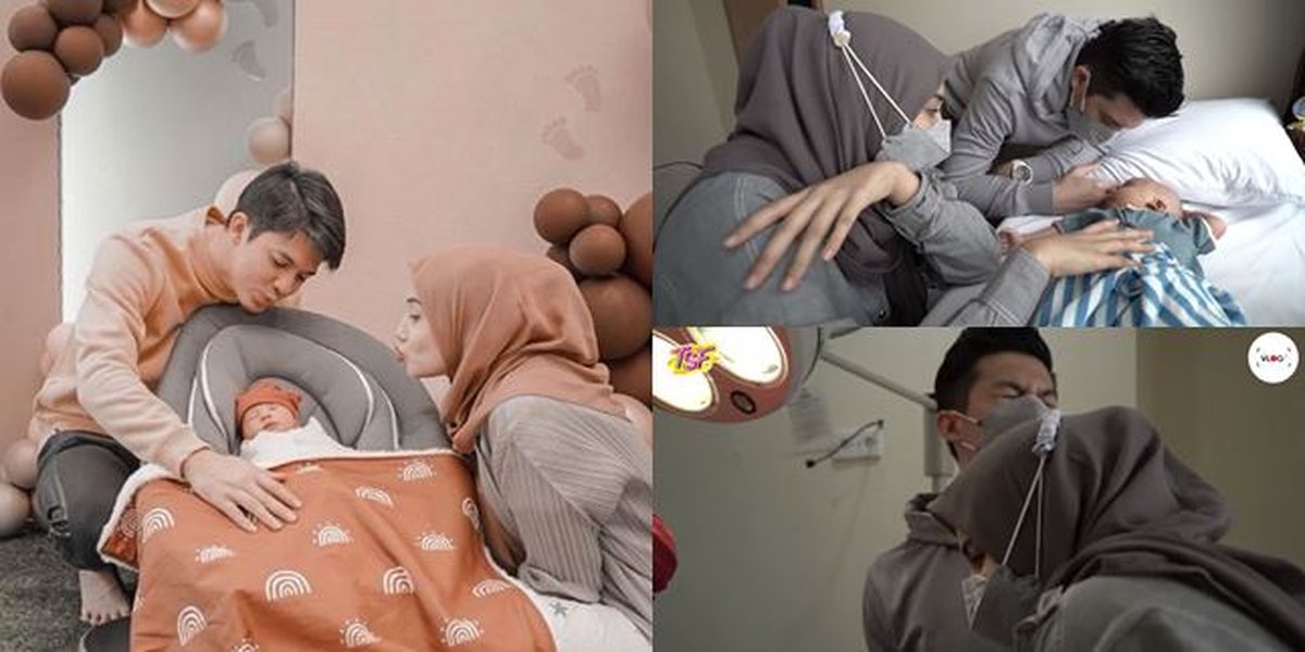 9 Portraits of Zaskia Sungkar and Irwansyah Accompanying Baby Ukkasya's Circumcision, Unable to Bear Witness to Their Beloved Child Undergoing Surgery