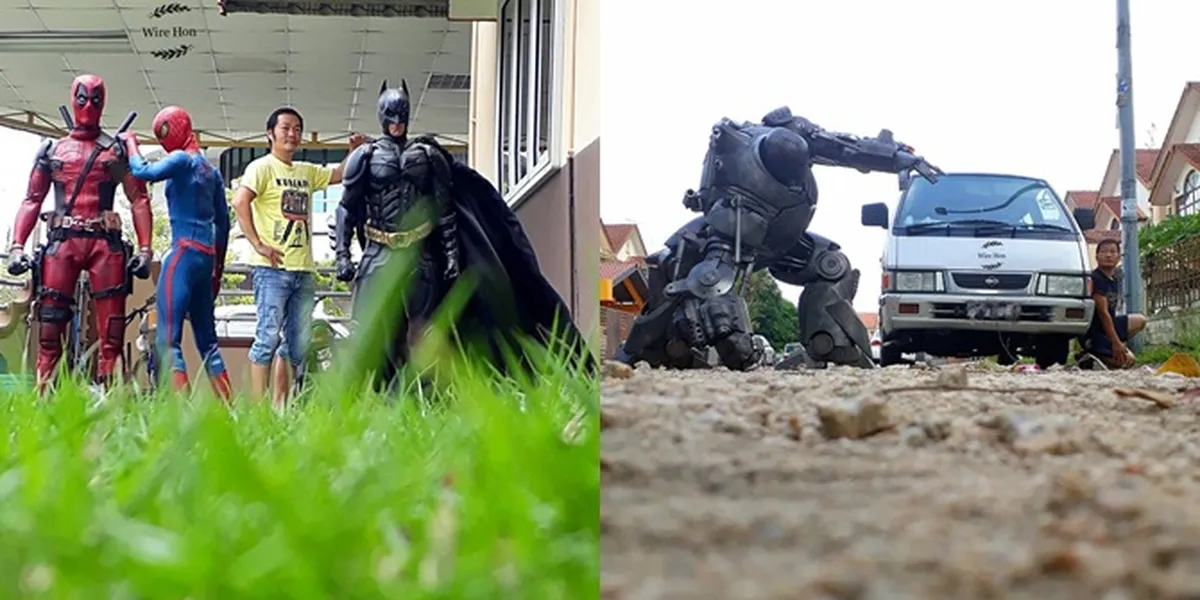 Action Figure Jadi 'Nyata', Pria Malaysia Ini Cuma Pakai Hape