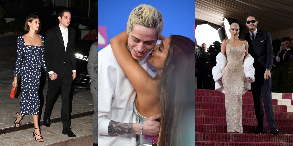 There are Kim Kardashian to Ariana Grande, This is a list of Pete Davidson's exes