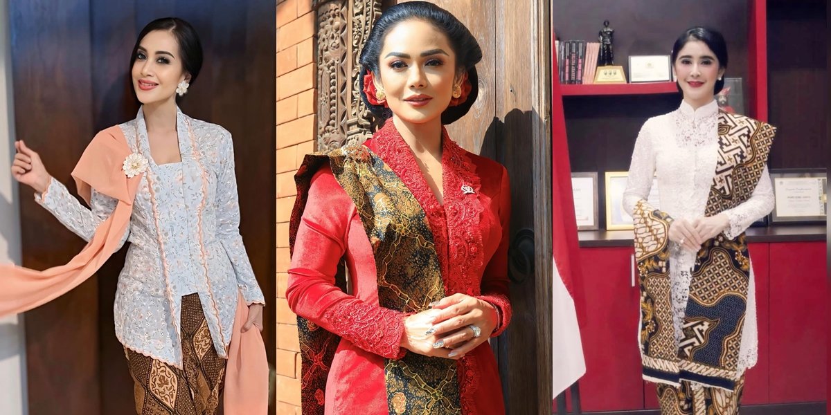 From Kris Dayanti to Uut Permatasari, 10 Photos of Artists Joining the Celebration of National Kebaya Day - Beautiful & Graceful