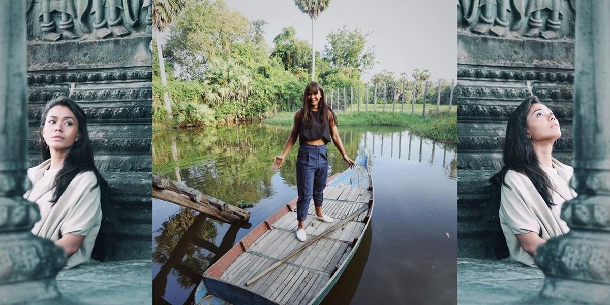 Adinia Wirasti Looks Stylish on Vacation in Cambodia and Thailand