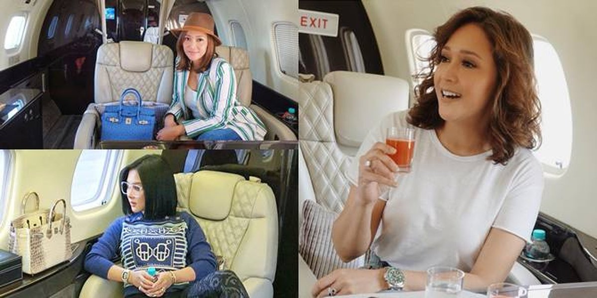 Syahrini and Maia Estianty's Style - Riding Private Jets, Enchanting and Equally Beautiful