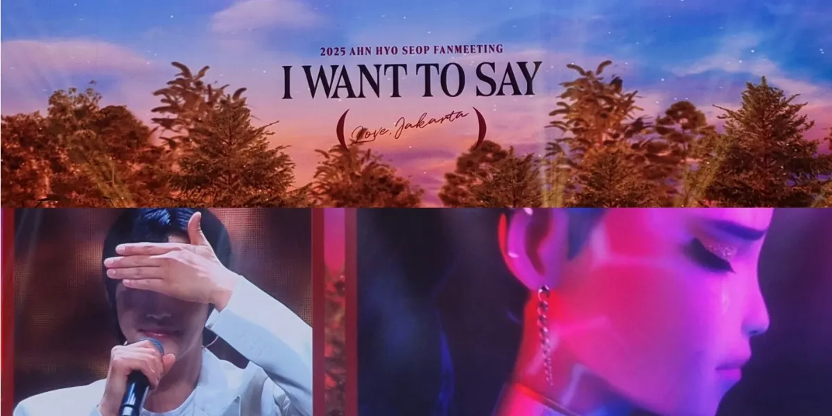 Ahn Hyo Seop Does Live Dubbing at His Fanmeeting, I WANT TO SAY In Jakarta