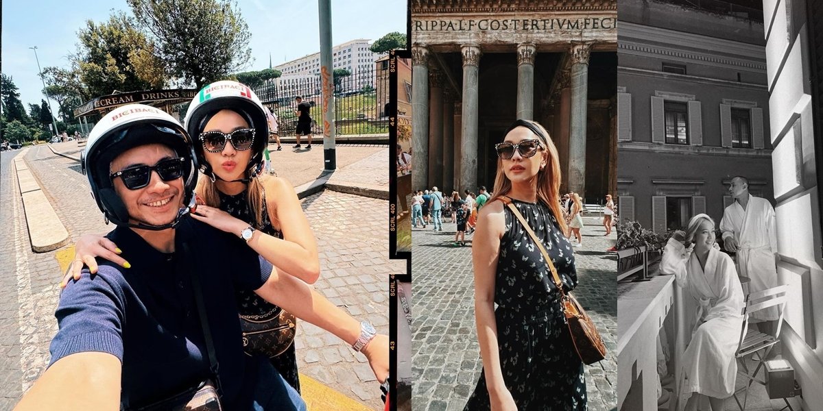 Finally Honeymoon Together, 8 Photos of Bunga Citra Lestari and Tiko Aryawardhana Exploring Rome - Italy