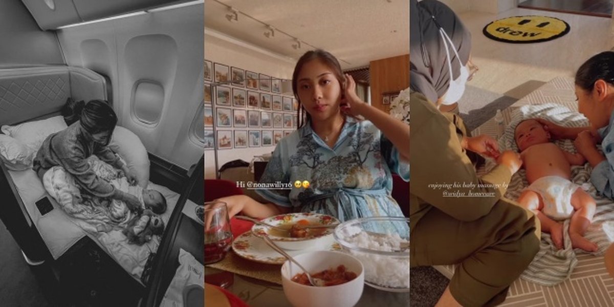 Finally Returning to Indonesia After Living in America for a Long Time, 8 Photos of Nikita Willy Being Welcomed with Home-cooked Meals - Baby Izz Gets a Massage Right Away