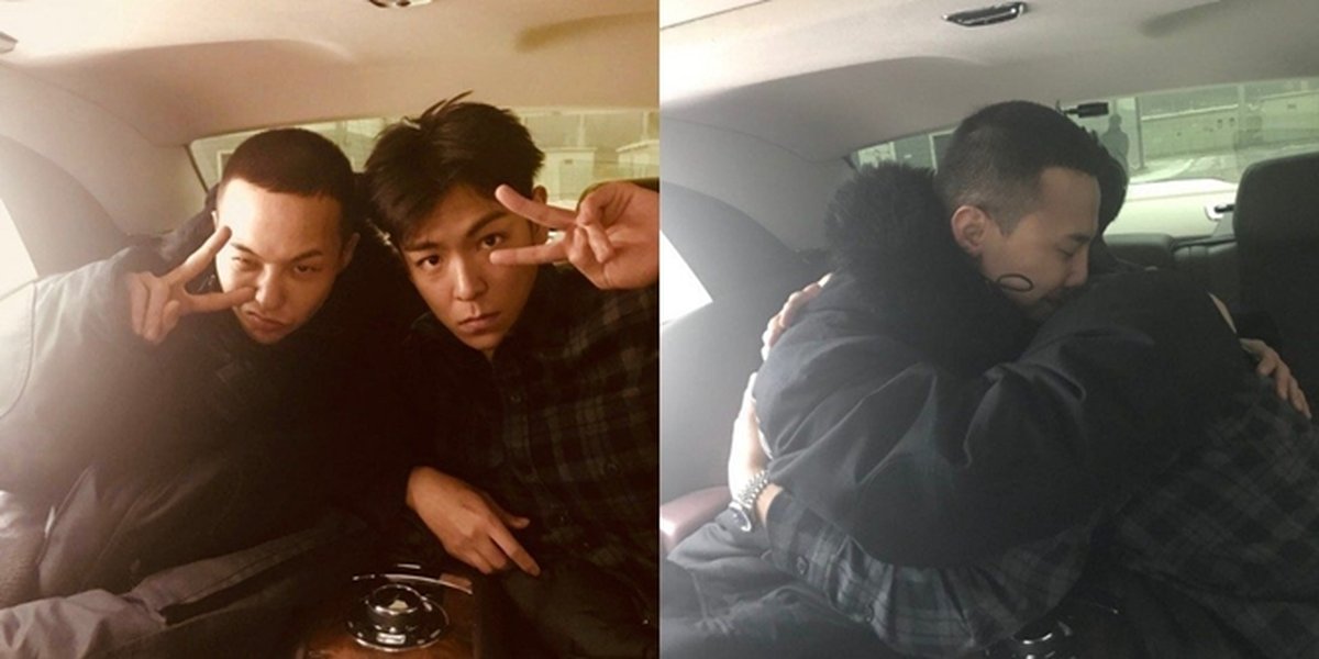 Close & Warm, T.O.P Accompanies G-Dragon on His Military Departure