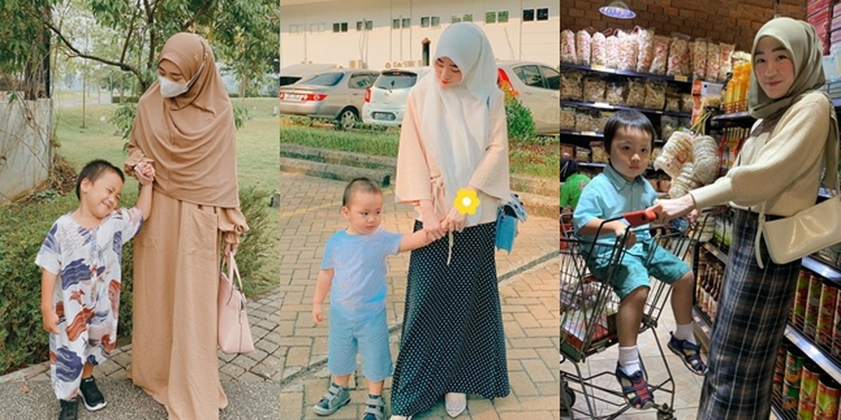 Admitting to be Happier as a Single Mom, Here are 10 Portraits of Larissa Chou Taking Care of Yusuf - Revealing No Regrets in Her New Life
