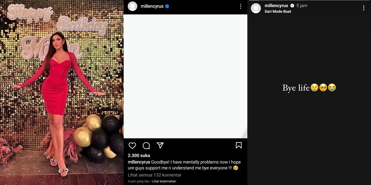 Experiencing 'Mentality Down', Millen Cyrus Deletes Instagram Profile Picture - Uploads Worrisome Post about Farewell to Life