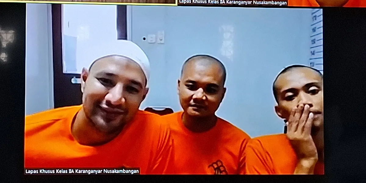 Ammar Zoni Appears Different Wearing a White Cap from Nusakambangan, Objection Note Rejected by the Prosecutor