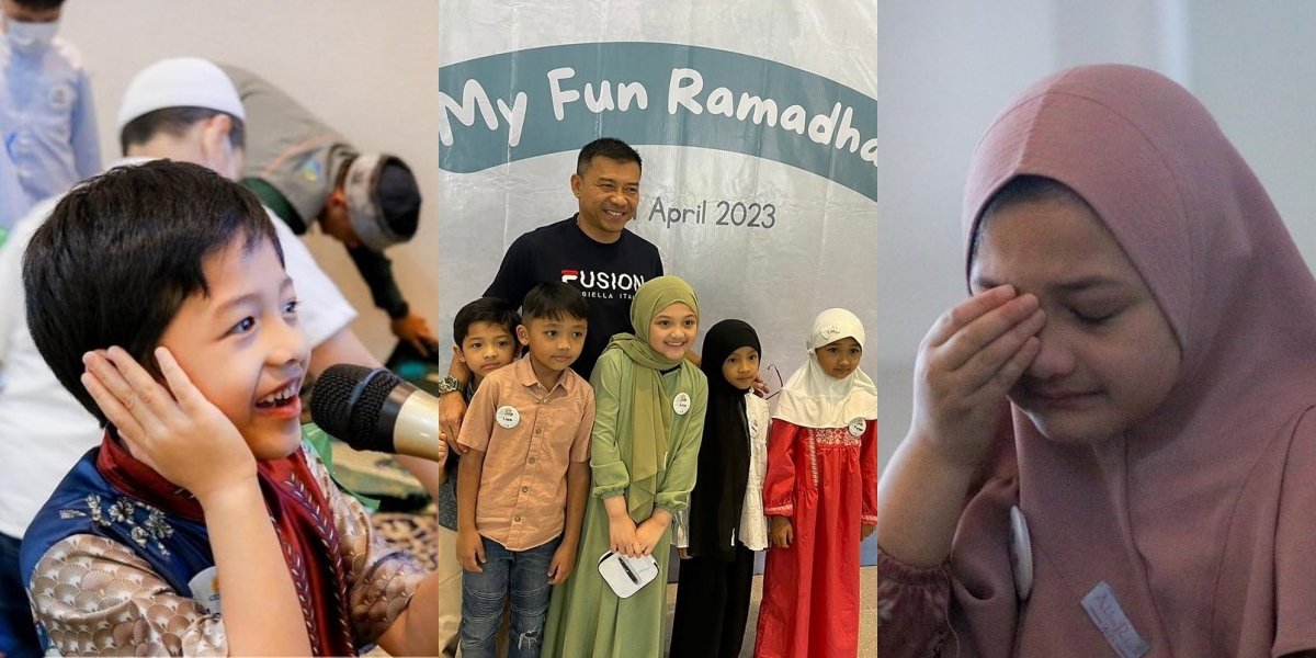 Saleh-Salihah, 10 Potret Arsy and Arsya Hermansyah Joining Ramadan Bootcamp - Crying During Self-Reflection Discussing Family