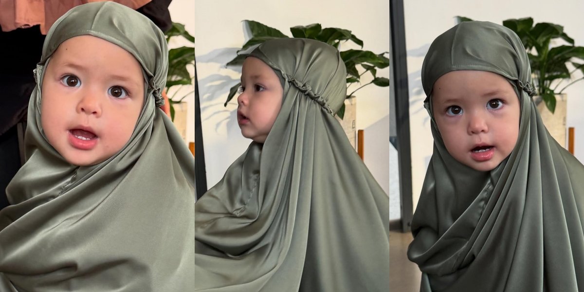 Mama's Pious Daughter, 8 Photos of Kamari, Jennifer Coppen's Daughter Wearing a Mukena - The Jipon Style is Just Adorable