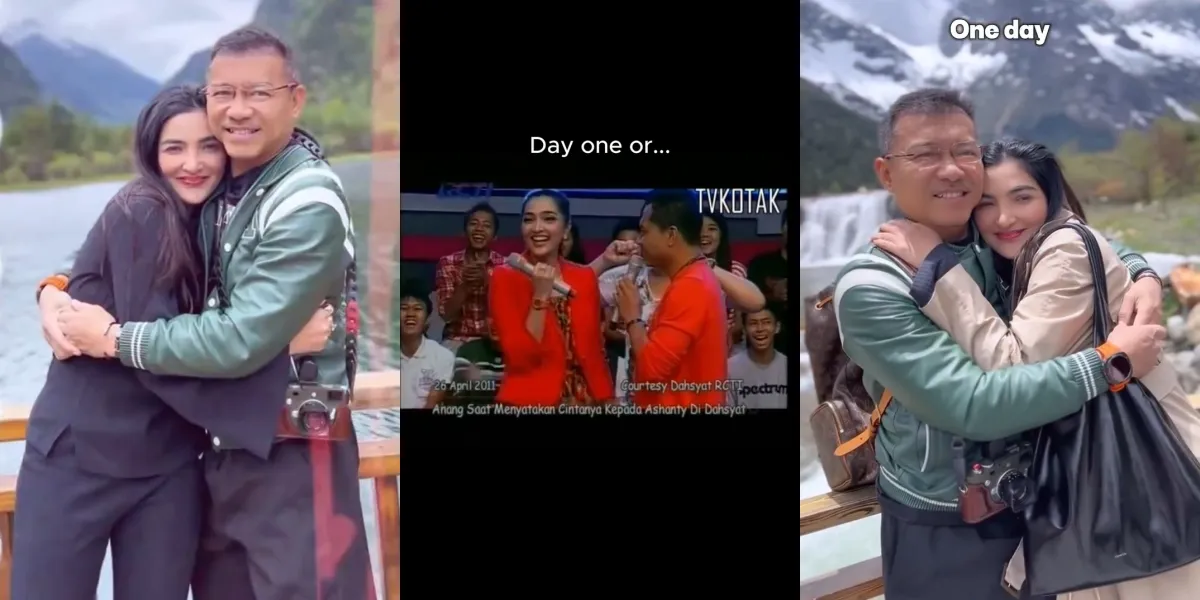 Anang Hermansyah Joins the 'One Day, Day One' Trend, Remembers the Moment He Proposed to Ashanty on TV