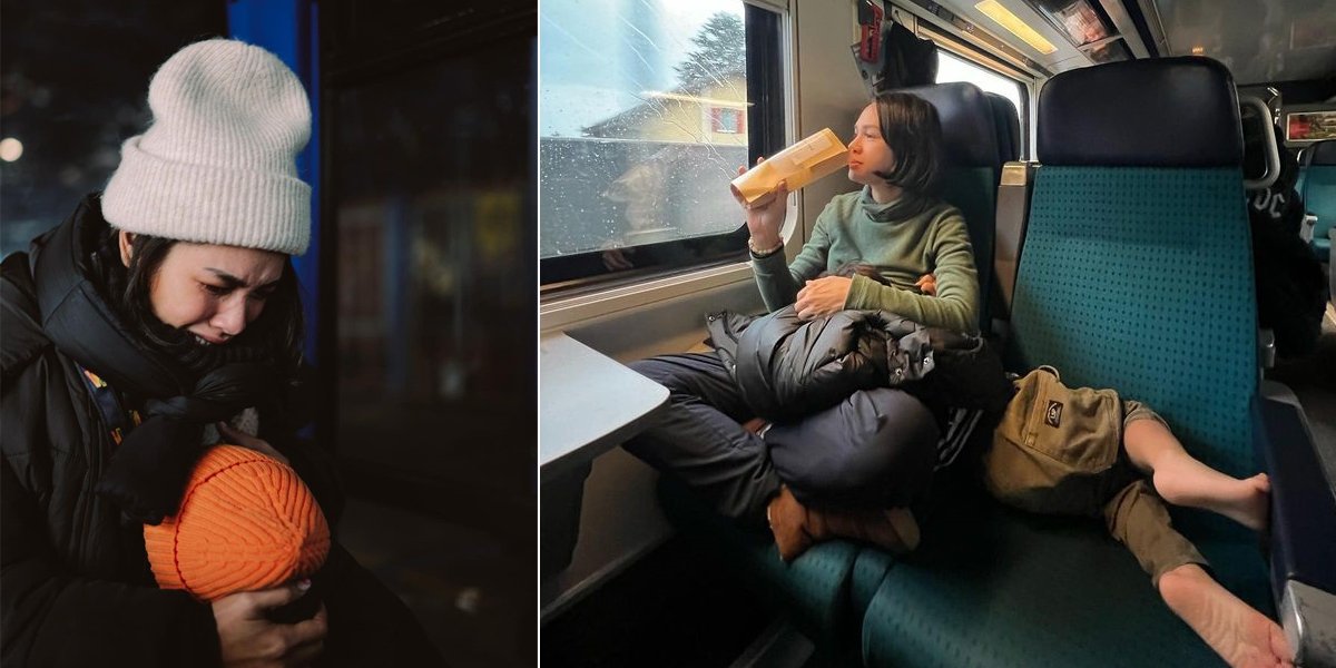 Andien Shares a Picture of the Moment of Breastfeeding Her Son While on Vacation in Switzerland, Admits Crying Due to Pain