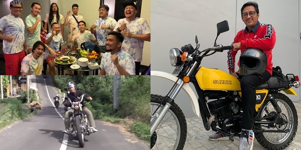 Andre Taulany and These Celebrities Went to Bali, Enjoying Riding and Sleeping Like Pickled Fish