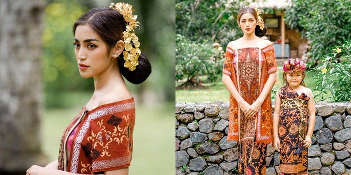 Anggun and Enchanting, 8 Photos of Jessica Iskandar Wearing Balinese Traditional Clothes - El Barack's Appearance Steals Attention