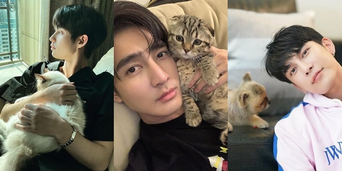 Animal Lovers: Photos of Handsome Thai Actors with Pets, Making Fans Envious of Cats and Dogs!