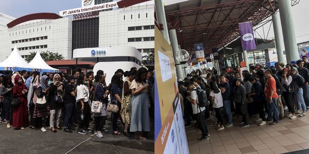 Long Queue of JICOMFEST 2019 Audience, Very Enthusiastic!