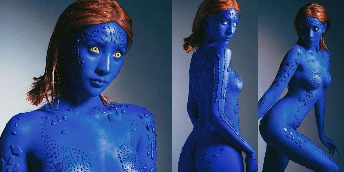 Anya Geraldine Becomes Mystique, Here are 8 Photos that Cause a Stir Because She Appears Nude