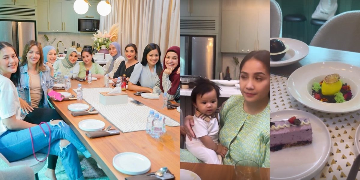 Arisan Cendol Nia Ramadhani and friends, Bring Chef from Famous Restaurant - Baby Ameena is So Cute