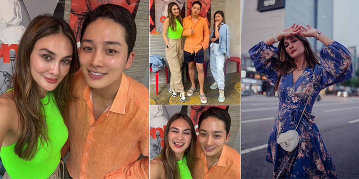 Enjoying a Fun Vacation in Korea, Luna Maya Causes a Stir by Taking a Selfie with Moon Se Hoon in 'SINGLE'S INFERNO'