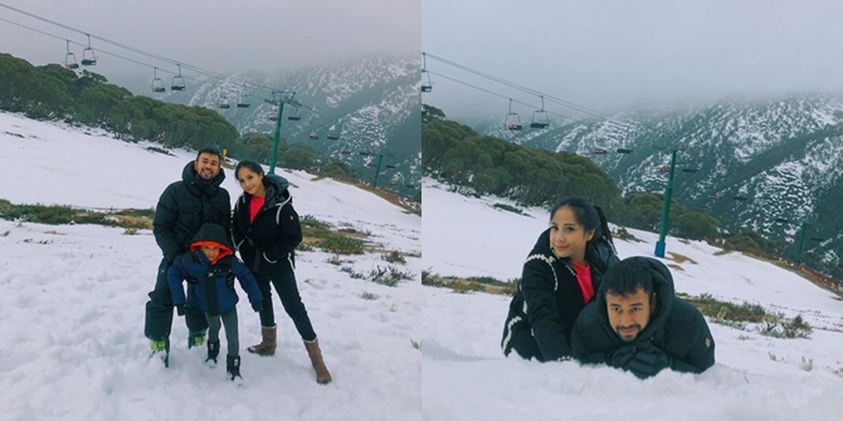 Enjoying Snow, Raffi Ahmad and Gigi Sleep Beautifully