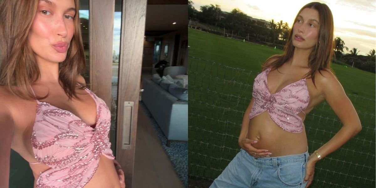 Her Pregnancy Aura Shines! 8 Photos of Hailey Bieber Showing Baby Bump in Third Trimester