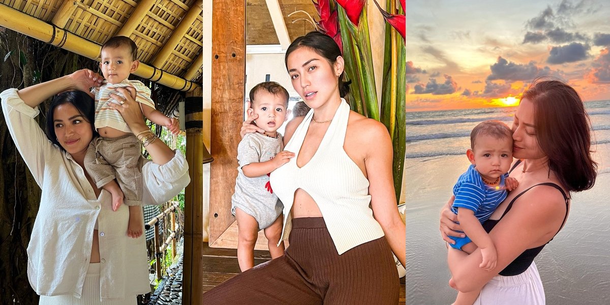 Aura Hot Mom Shines, 8 Pictures of Jessica Iskandar Taking Care of Her Child - Criticized for Being Too Open