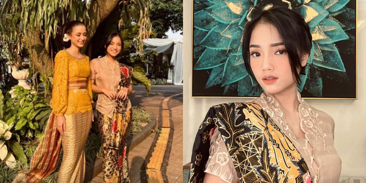 The Difference is Very Different, 8 Beautiful Photos of Fuji at Ameena's Tedak Siten Event - Looks Elegant in Brown Kebaya