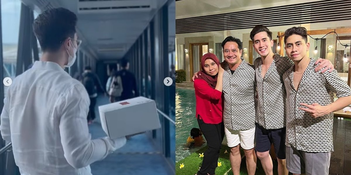 Beloved Father's Birthday, Verrell Bramasta and Athalla Naufal Surprise Rent Villa in Bali