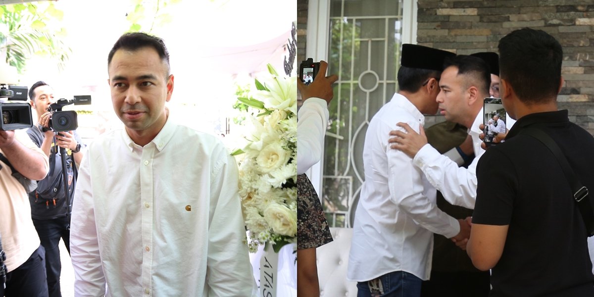 Uya Kuya's Father Passed Away, Here are 6 Photos of Raffi Ahmad Paying Condolences at the Funeral Home - Revealed the Deceased Had Heart Problems but Managed to Improve