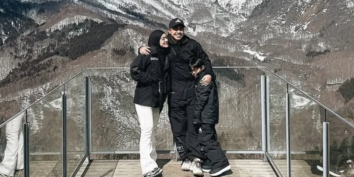 Ayudia Bing Slamet Vacation in Hakuba with Her Husband and Child