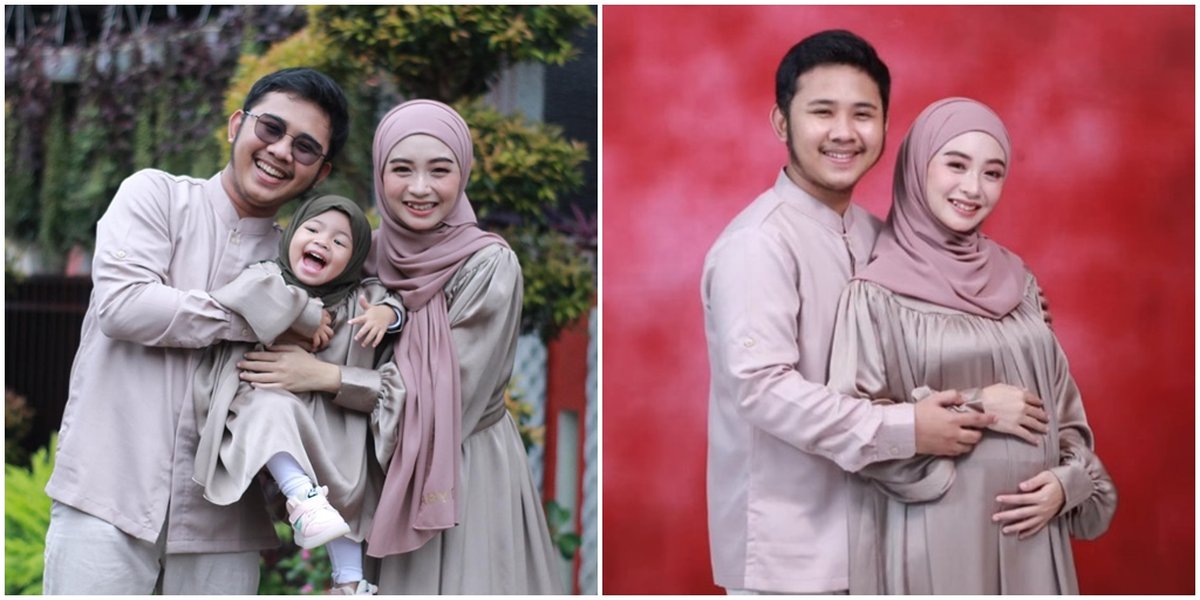 Baby Bump Bumil More Visible, 8 Portraits of Happy Family Ega Noviantika & Rafly DA - Waiting for the Birth of Their Second Child