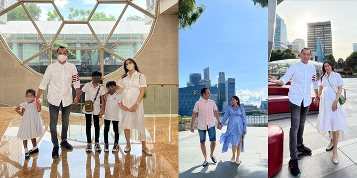 4th Pregnancy Babymoon, Aliya Rajasa Has Fun in Singapore with Husband and Children