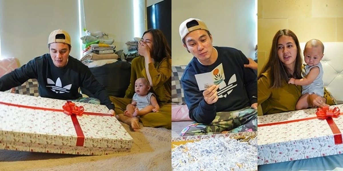 Baim Wong's 41st Birthday, Moments of Opening Special Gifts from Paula Make Me Smile