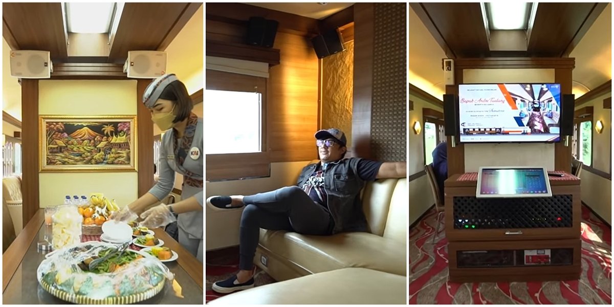 Walking Hotel 10 Portraits of Luxury Trains Rented by Andre Taulany to Jogja - Karaoke Together to Watching in Mini Theatre