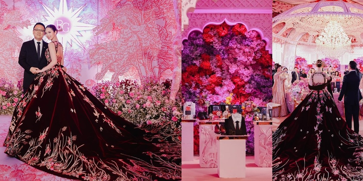 Like a Fairy Tale, 10 Portraits of Gwen Ashley and Ryan Harris' Engagement 'Crazy Rich Surabaya' - Absolutely Luxurious