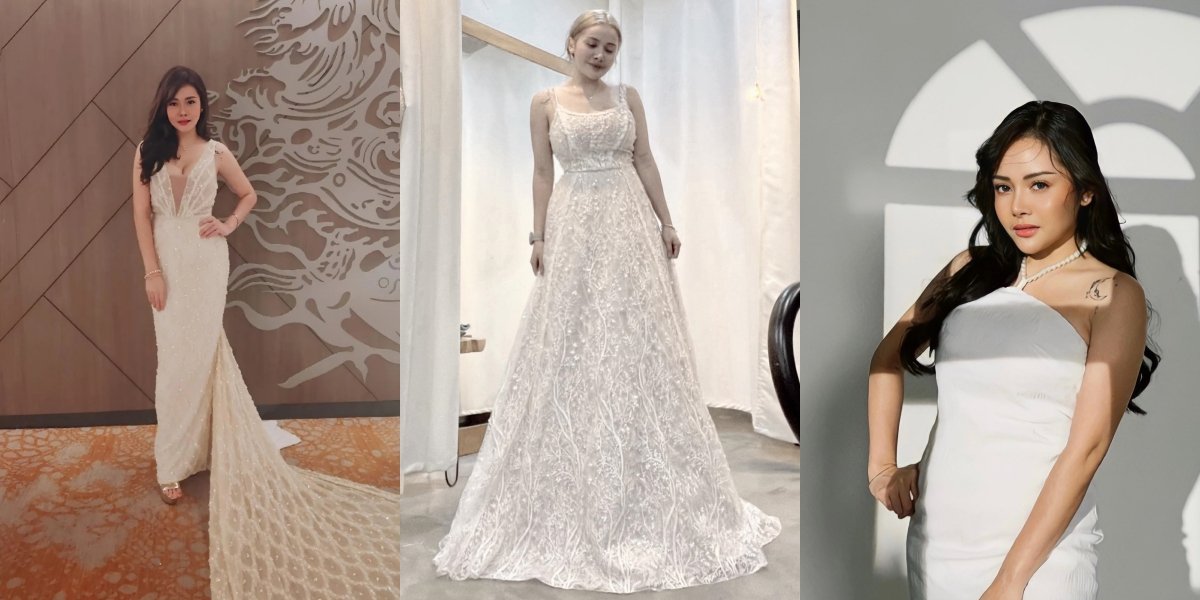 Like a Bride, 10 Beautiful Photos of Mawar AFI in a White Dress - Praised by Netizens as a Blooming Widow