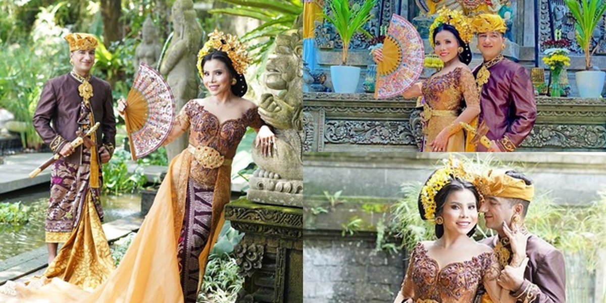 About to Release Widow Status, 8 Portraits of Eva Belisima's Prewedding with Kiwil's Ex and Foreign Fiancé - Luxurious in Balinese Tradition