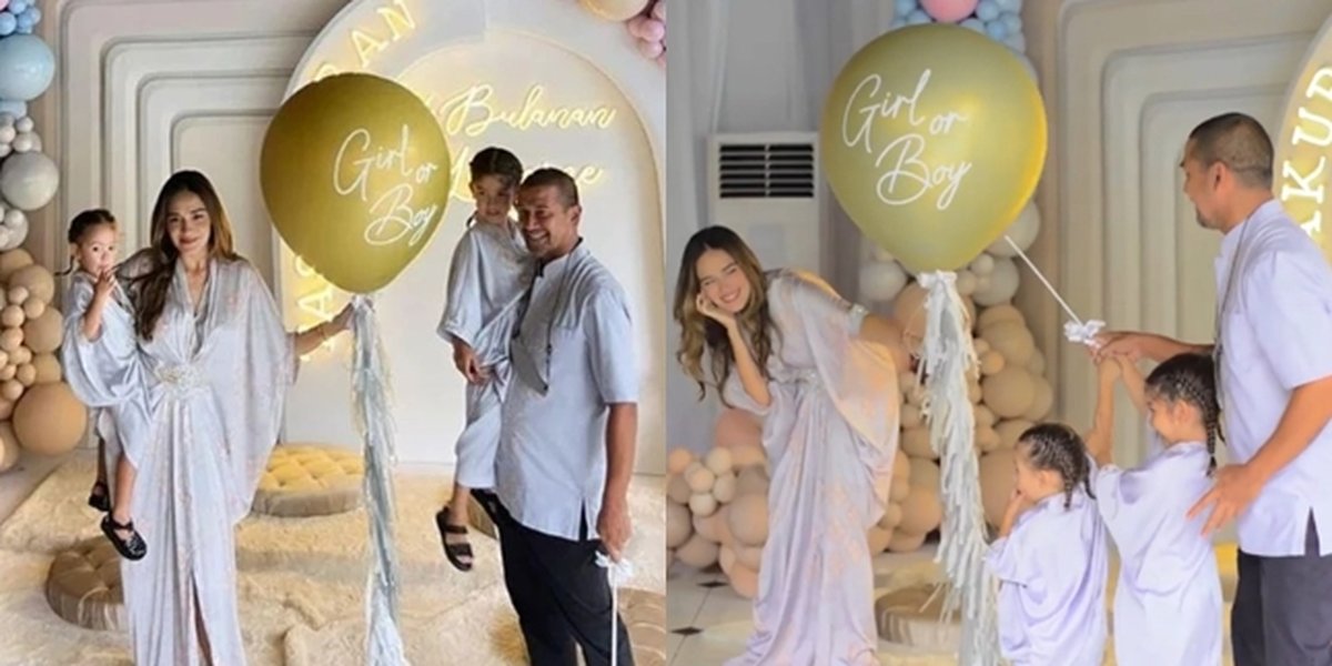 Going to Have a Champion, Peek at the Celebration Moments of 4 Months and Gender Reveal of Yasmine Wildblood's Third Child - Husband's Radiant Face Becomes the Highlight