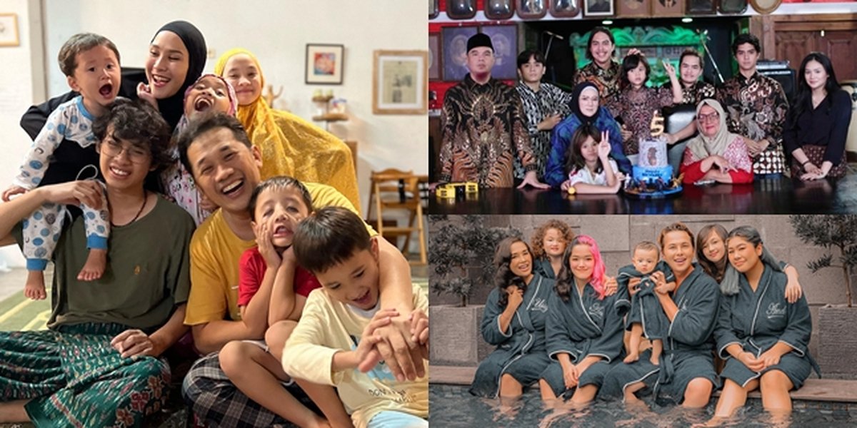 Many Children, Much Blessings: Indonesian Celebrities with More Than 5 Children - Making the House More Lively