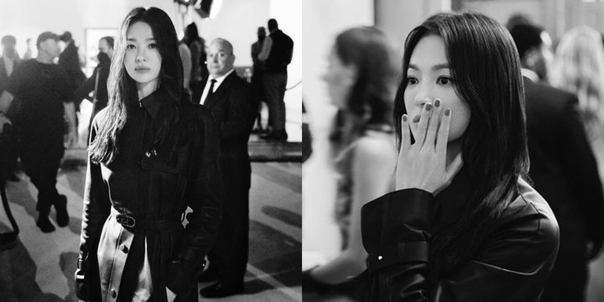 Just Posted, Song Hye Kyo's Portrait Showing Her Beauty at FENDI Event: Chic in All-Black Outfit