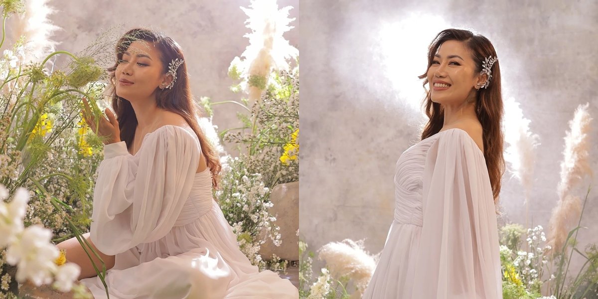 Beautiful in White! 8 Photos of Inge Anugrah, Former Wife of Arie Wibowo, Looking More Beautiful in Latest Photoshoot